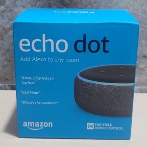 Amazon Echo Dot  3rd Gen Smart Speaker with Alexa NIB 2018